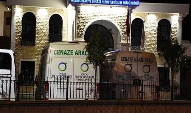Ordu Mezarlıklar ve Cenaze Hizmetleri Şube Müdürlüğü, hizmetlerini sürdürüyor