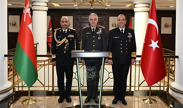 Orgeneral Gürak, Umman Deniz Kuvvetleri Komutanı Tümamiral Al Rahbi’yi kabul etti