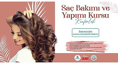 Saç Bakımı ve Yapımı Kursu (Kuaförlük) Açılacak
