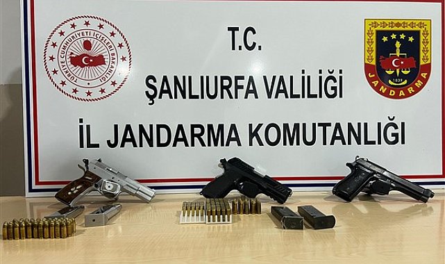Şanlıurfa’da ruhsatsız silah operasyonu