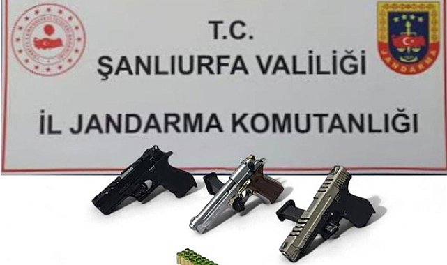 Şanlıurfa'da silah ve mühimmat kaçakçılığı operasyonu