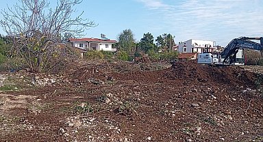 Tekirova Mahallesi'nde imar yolları açılmaya devam ediyor