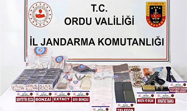 Ünye'de uyuşturucu operasyonu: 5 tutuklama