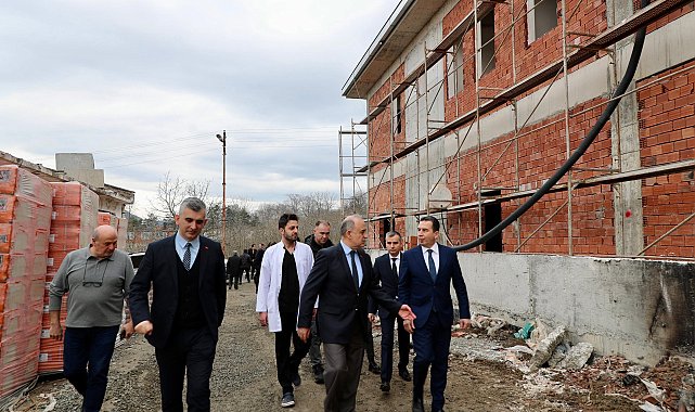 Vali Erol, Ünye ve Çaybaşı ilçelerindeki hastane inşaatlarını inceledi