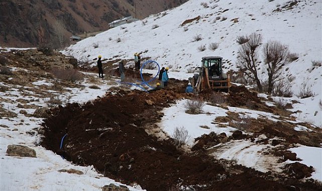 VASKİ’den Çatak’ın köyüne içme suyu hattı projesi