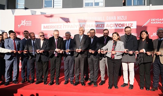 Adana'da Merkez İtfaiye Binası'nın açılışı gerçekleştirildi