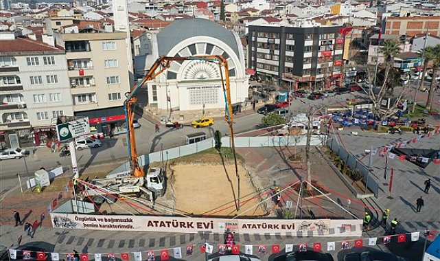 Başkan Aydın: Atatürk Evi, yaşayan ve geleceğe ışık tutan bir eser olacak