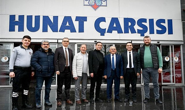 Başkan Büyükkılıç, Hunat Çarşısı'nı ziyaret etti