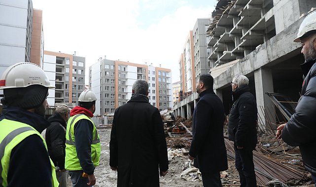 Başkan Özkan, yenilenen Hizmet Sitesi'nde inceleme yaptı