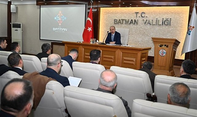 Batman'da “İl Yönetim Kurulu Toplantısı” gerçekleştirildi
