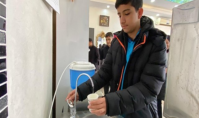 Batman'da okullara arıtmalı su sebilleri takıldı