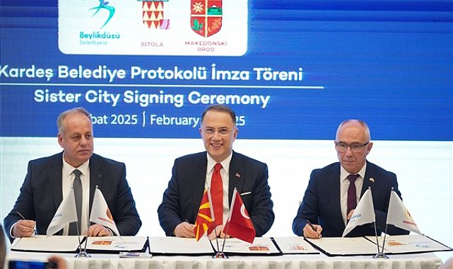 Beylikdüzü Belediyesi ve Bitola Belediyesi arasında kardeş belediye protokolü imzalandı