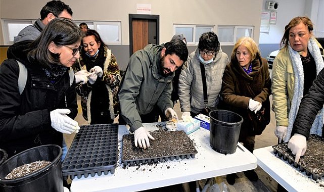 Bornova’da tohumdan sofraya doğal üretim başladı
