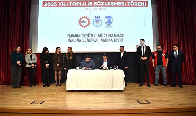 Çanakkale Belediyesi ve Genel İş Sendikası Toplu İş Sözleşmesi imzaladı