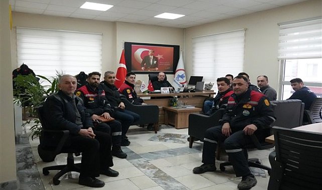 Düzce Belediyesi itfaiye ekipleri eğitimleri sürdürüyor