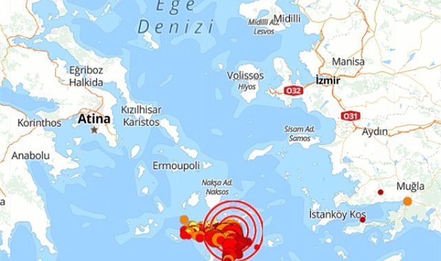 Ege Denizi’nde deprem
