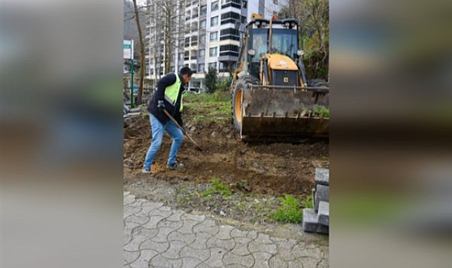 Giresun'da altyapı ve üstyapı çalışmaları sürdürülüyor