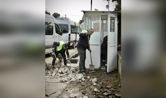 Giresun'da üstyapı çalışmaları devam ediyor