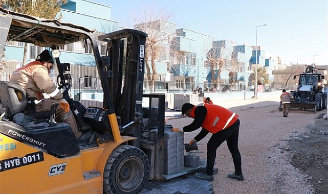 Haliliye Belediyesi, üstyapı çalışmalarını sürdürüyor