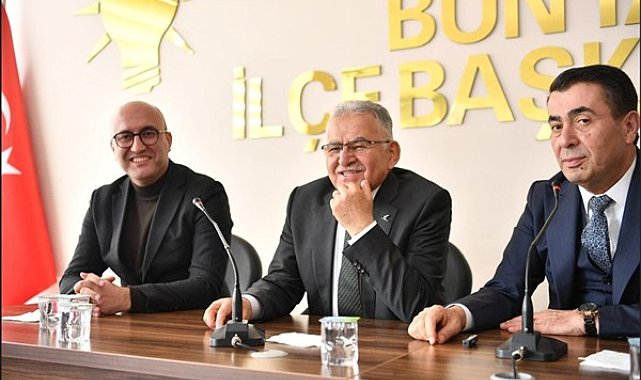Kayseri Büyükşehir Belediye Başkanı Büyükkılıç, Bünyan ilçesini ziyaret etti