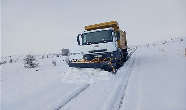 Kayseri'de 91 mahalle yolu ulaşıma açıldı