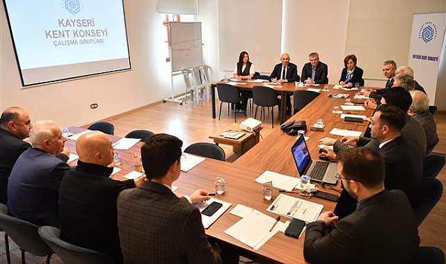 Kayseri Kent Konseyi'nden tarım, hayvancılık ve yerel kalkınma için toplantısı