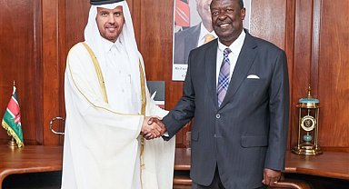 Kenya Başbakan Sekreteri Mudavadi, Katarlı Büyükelçi Al Anzi bir araya geldi