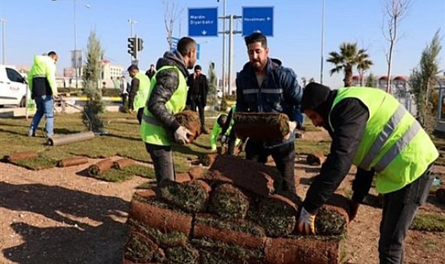 Mardin’de çevre düzenleme çalışmaları sürüyor