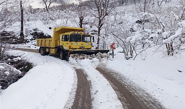 Ordu'da karla mücadele çalışmaları gerçekleştirildi