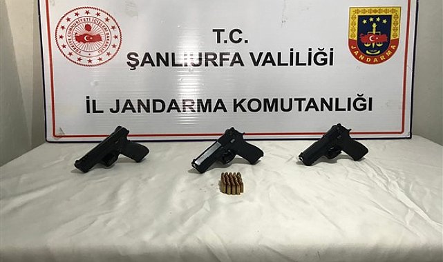 Şanlıurfa’da ruhsatsız silah operasyonu