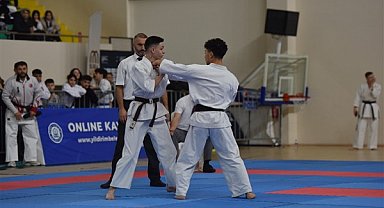 Yıldırım'da düzenlenen 11. Kyokushin Karate Türkiye Şampiyonası'na 51 spor kulübü katıldı