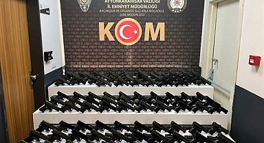 Afyonkarahisar’da silah kaçakçılığı operasyonu: 2 tutuklama
