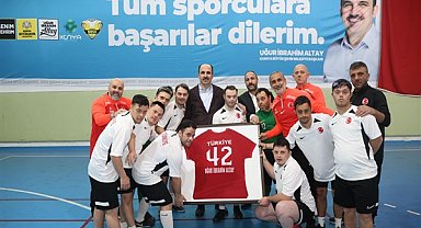 Altay Avrupa Şampiyonası’na Konya’da hazırlanan özel sporcularla buluştu