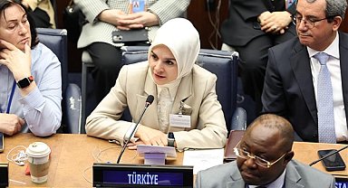 Bakan Göktaş, BM toplantısında ulusal beyanda bulundu