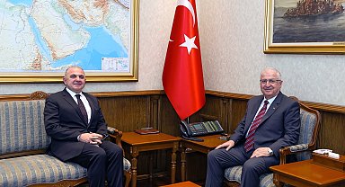 Bakan Güler, Bişkek Büyükelçisi Ökem'i kabul etti