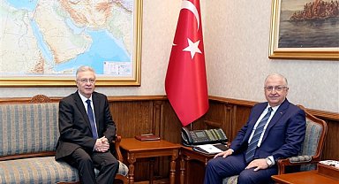 Bakan Güler, Romanya Cumhurbaşkanlığı Danışmanı Diaconescu ile görüştü