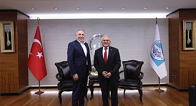 Başkan Büyükkılıç’a, Ertekin’den veda ziyareti