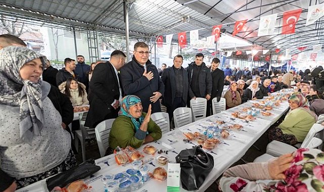 Başkan Tugay, Bayındırlılarla aynı sofrada buluştu