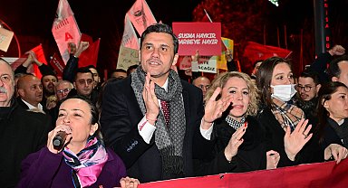 Başkan Zeyrek, İmamoğlu’na destek için yapılan yürüyüşe katıldı