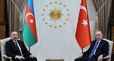 Cumhurbaşkanı Erdoğan, Azerbaycan Cumhurbaşkanı Aliyev'i resmi törenle karşıladı