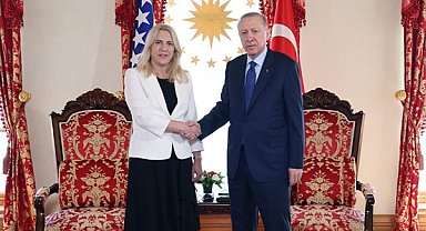 Cumhurbaşkanı Erdoğan, Bosna-Hersek Devlet Başkanlığı Konseyi Başkanı ile görüştü