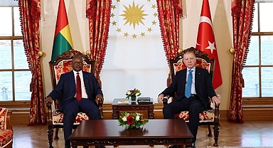 Cumhurbaşkanı Erdoğan, Gine Bissau Devlet Başkanı Embalo ile görüştü