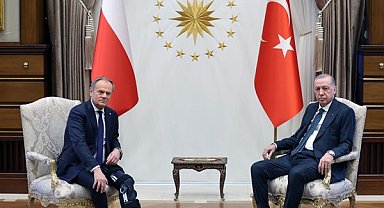 Cumhurbaşkanı Erdoğan, Polonya Başbakanı Tusk ile görüştü