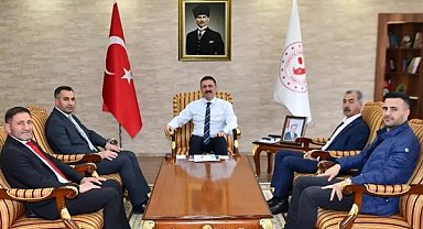 Elazığ Şavaklılar Derneği'nden Tunceli Valisi'ne ziyaret