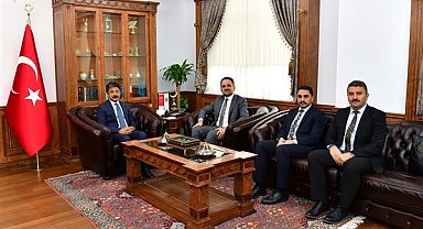 Eminoğlu, Vali Demiryürek’i ziyaret etti