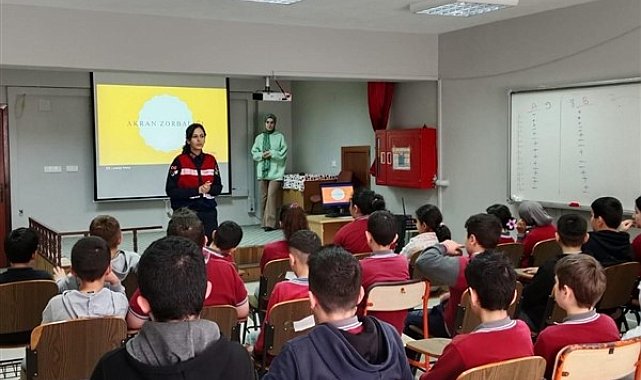 Giresun'da öğrencilere bilgilendirme ve farkındalık eğitimi verildi