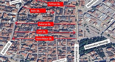 İnegöl'de 5 cadde ve sokakta tek yön uygulaması hayata geçirildi