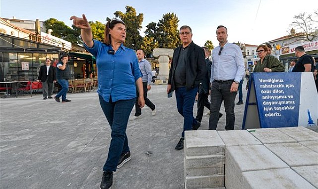 İzmir Büyükşehir Belediye Başkanı Tugay, Foça'da inceleme yaptı