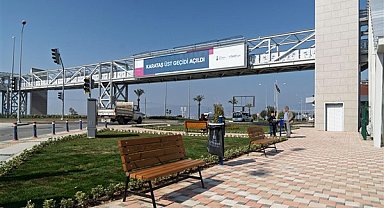 Karataş Yaya Üst Geçidi hizmete açıldı