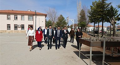 Kazımkarabekir Kaymakamı Yamaoğlu, Çok Programlı Anadolu Lisesi'ni ziyaret etti